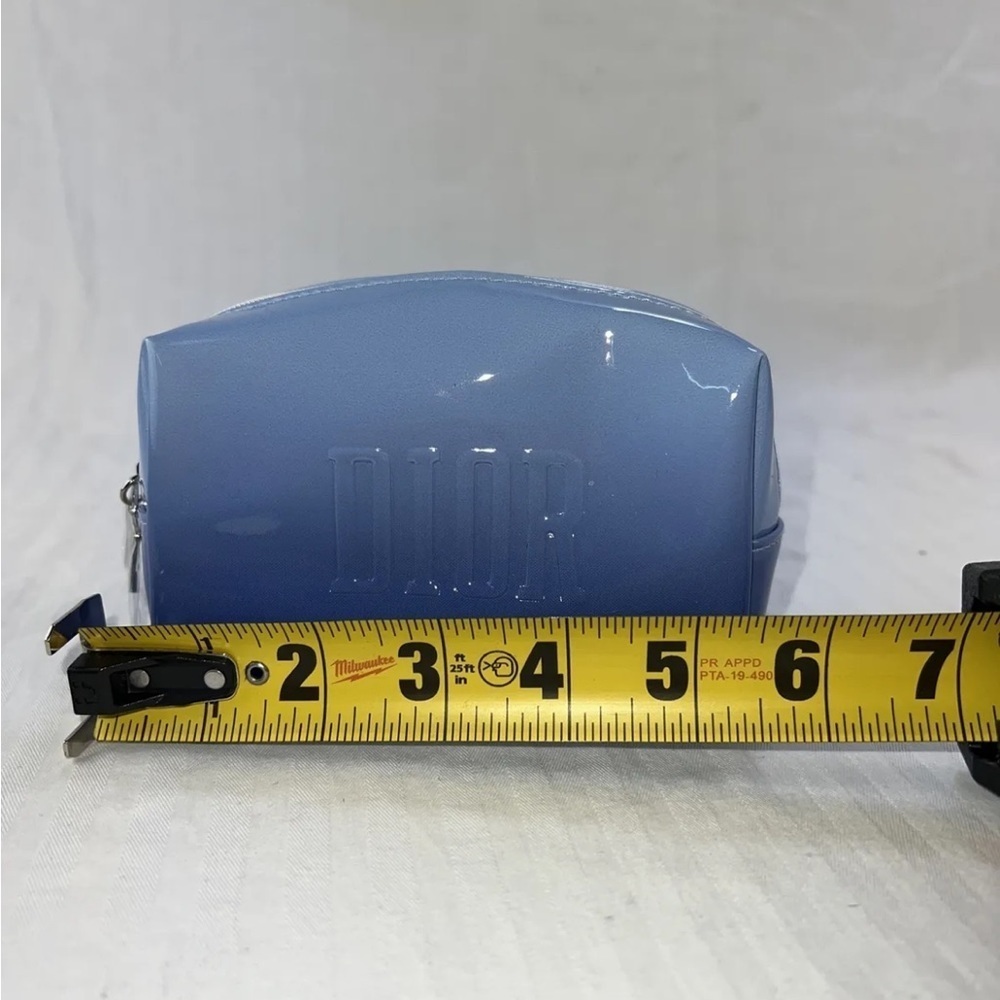 Christian Dior Aqua Blue Mini PVC Cosemtic Pouch - Picture 11 of 12